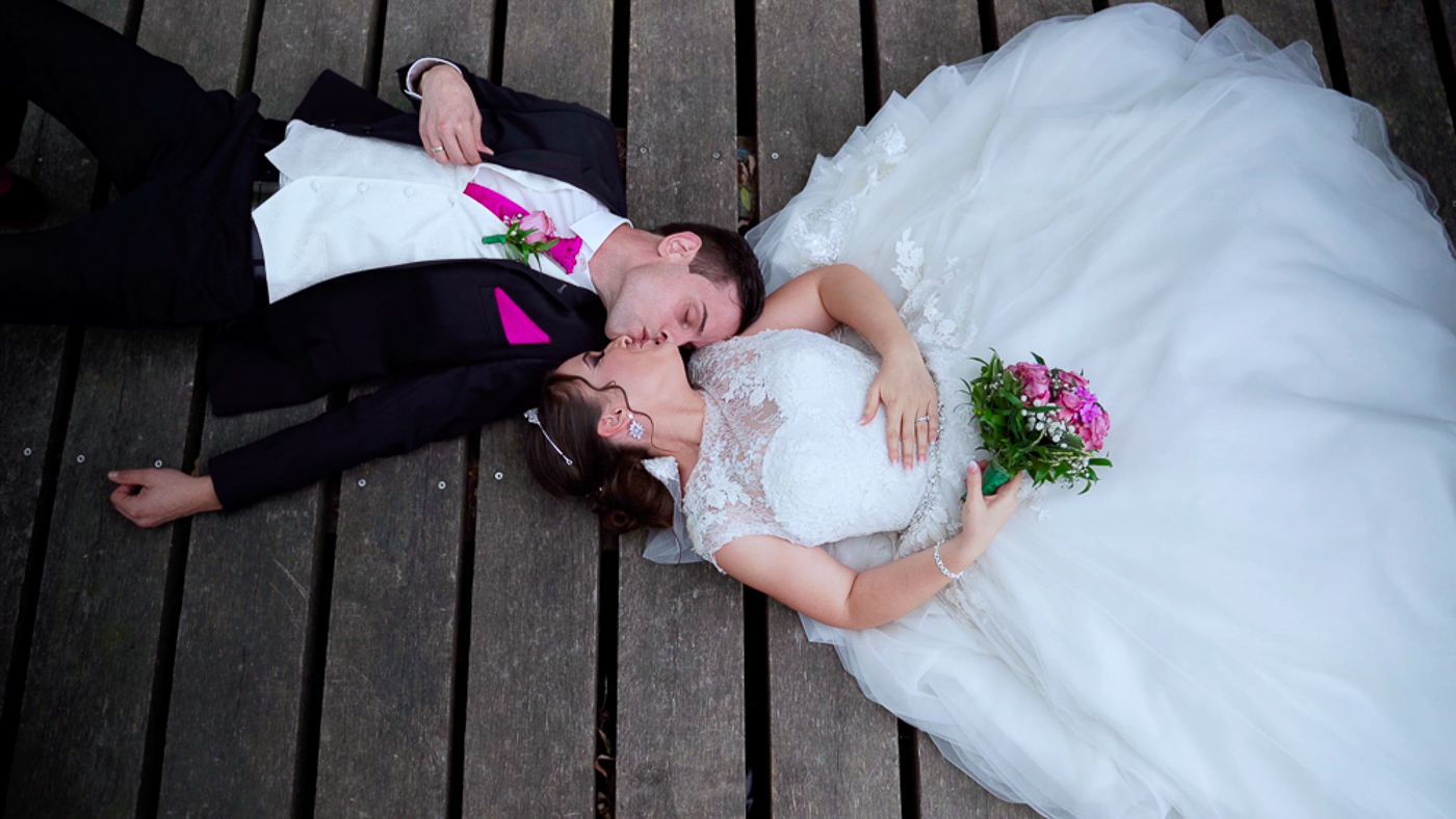 Vedrana und Denis bei ihrer Hochzeit
